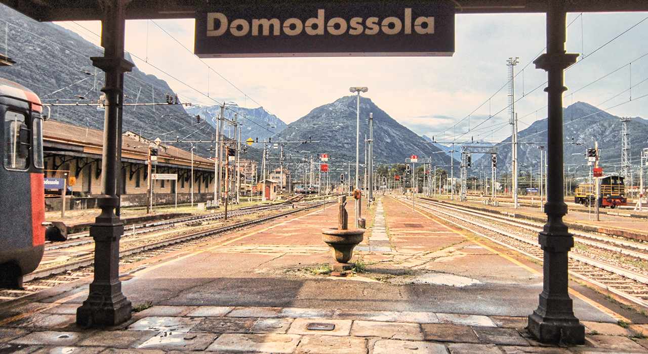 The image of Domodossola railway station